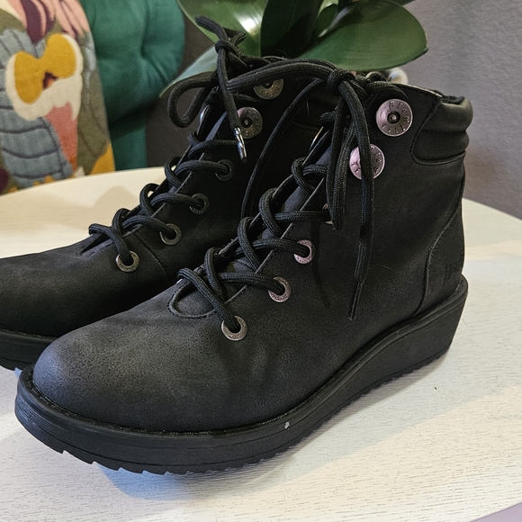 Blowfish Malibu Black Combat Boots – New Without Tags (Never Worn) - Picture 3 of 7